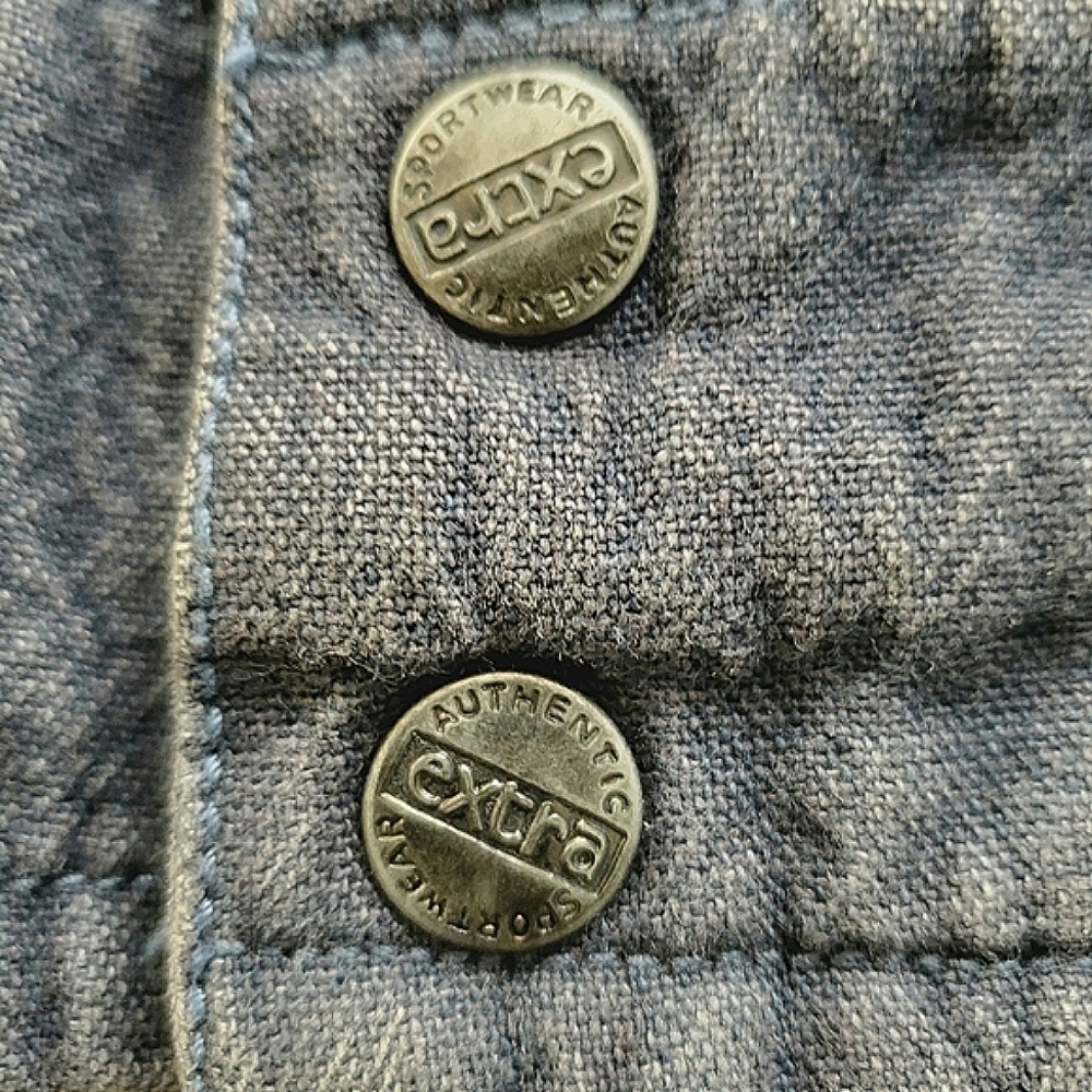 Vintage EXTRA Authentic Sportwear Denim Vest 80's - Picture 9 of 10